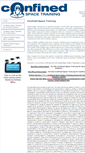 Mobile Screenshot of confinedspacetraining.net